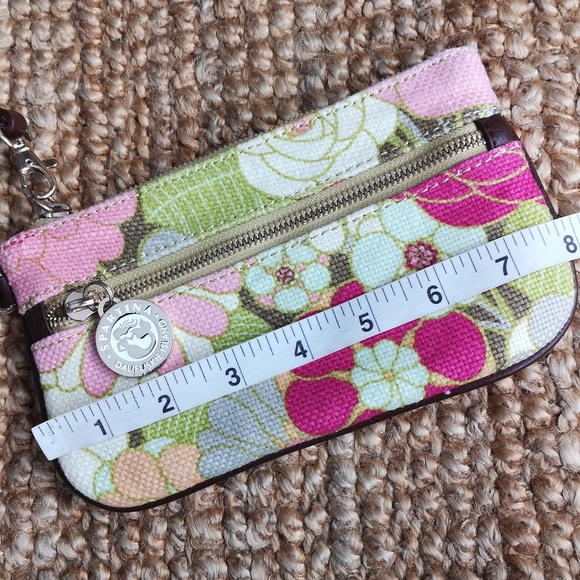 Spartina linen and leather wristlet - Picture 12 of 13